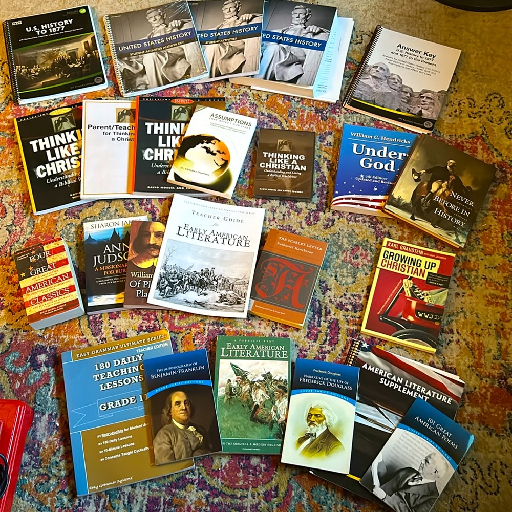 My Father’s World US History to 1877 High school curriculum package. Part 1 & 2